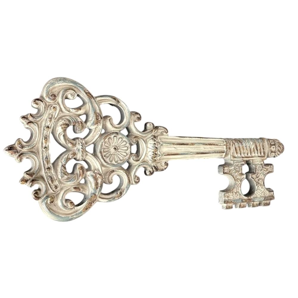 Plaster Key Home Office Work Business Real-Estate Wall Decor -House Warming -EUC